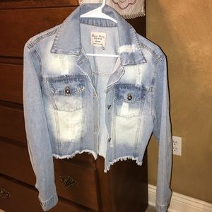 Distressed Denim Jacket
